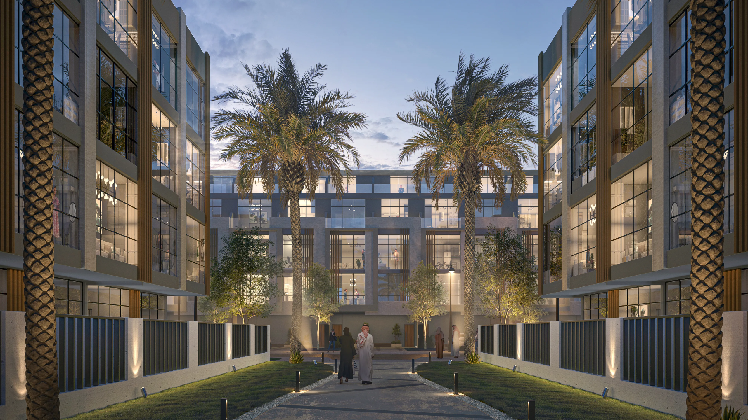 مشروع ريبورتاج فيليج في مدينة خليفة أبوظبي