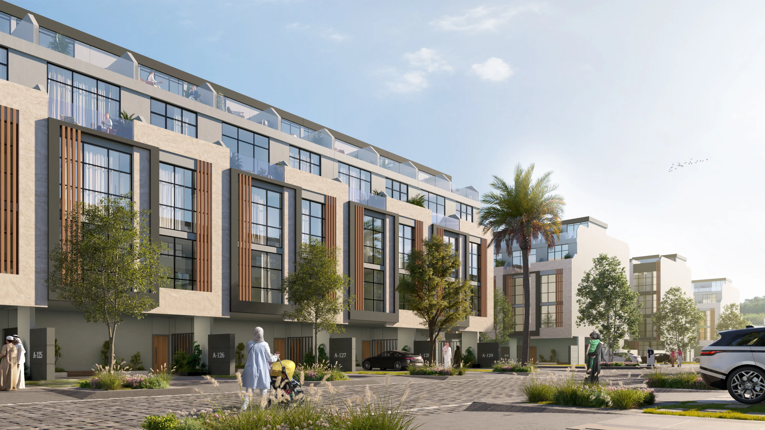 مشروع ريبورتاج فيليج في مدينة خليفة أبوظبي