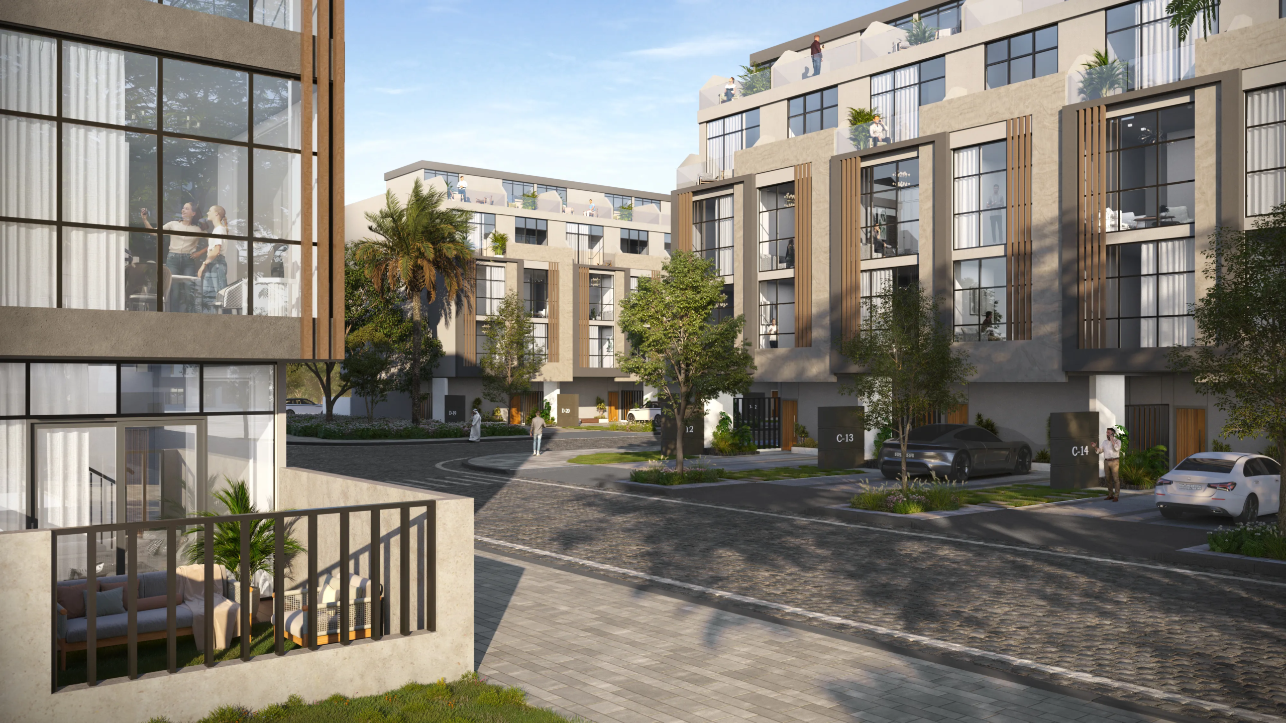 مشروع ريبورتاج فيليج في مدينة خليفة أبوظبي