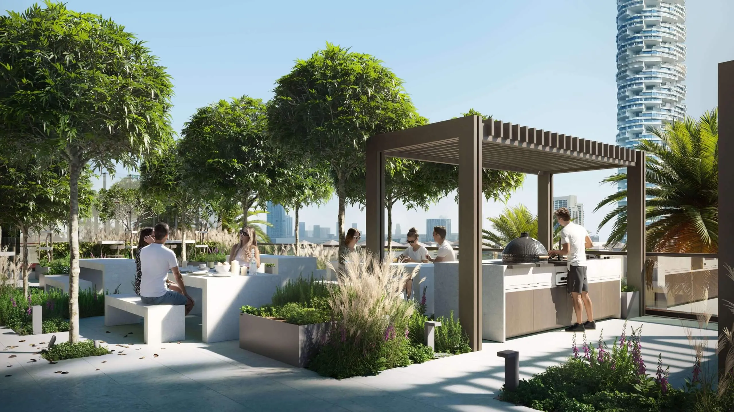 مشروع أوزون 1 ريزيدنسز في قرية جميرا الدائرية من تطوير أوبجيكت ون العقارية