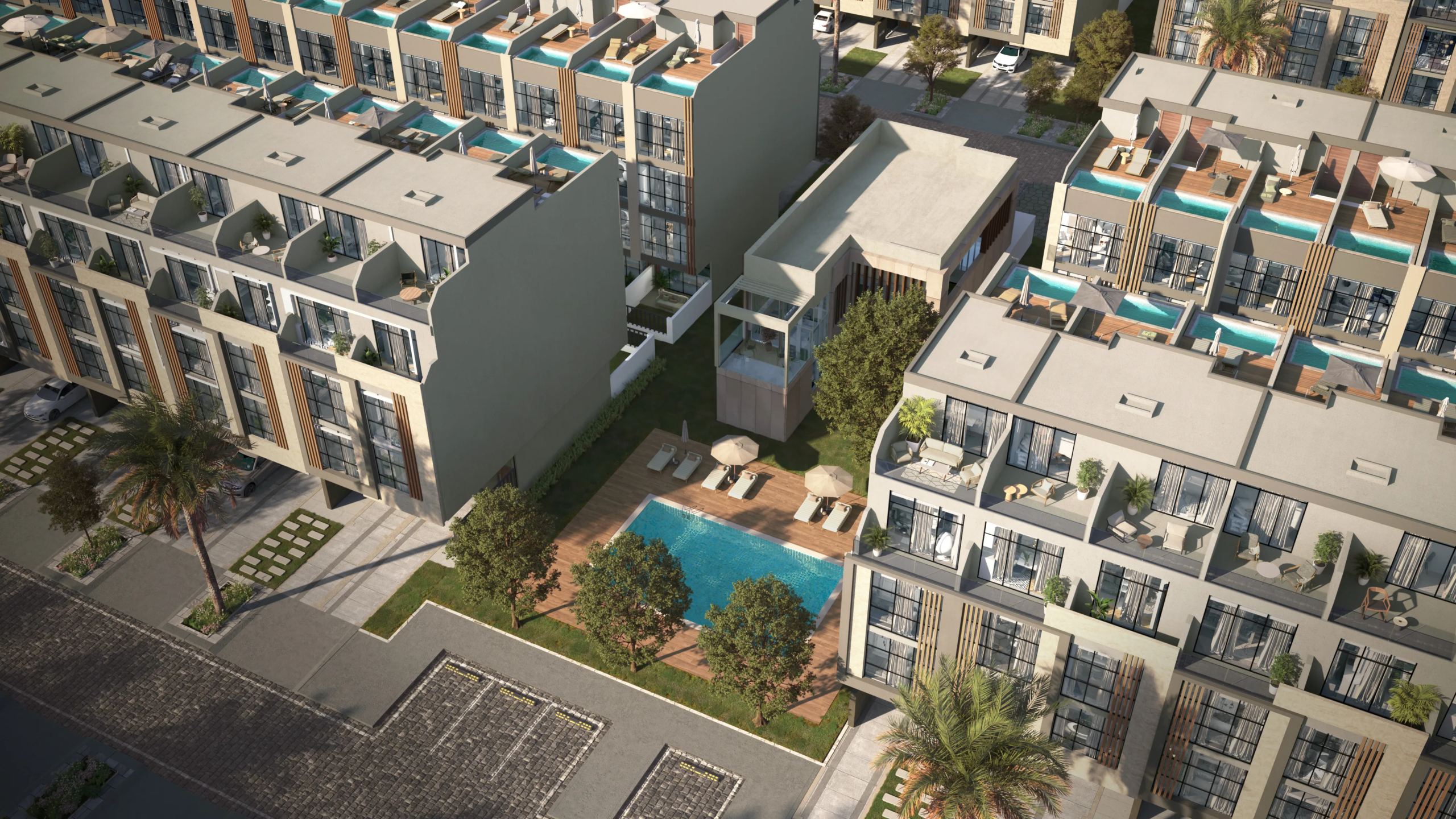 مشروع ريبورتاج فيليج في مدينة خليفة أبوظبي