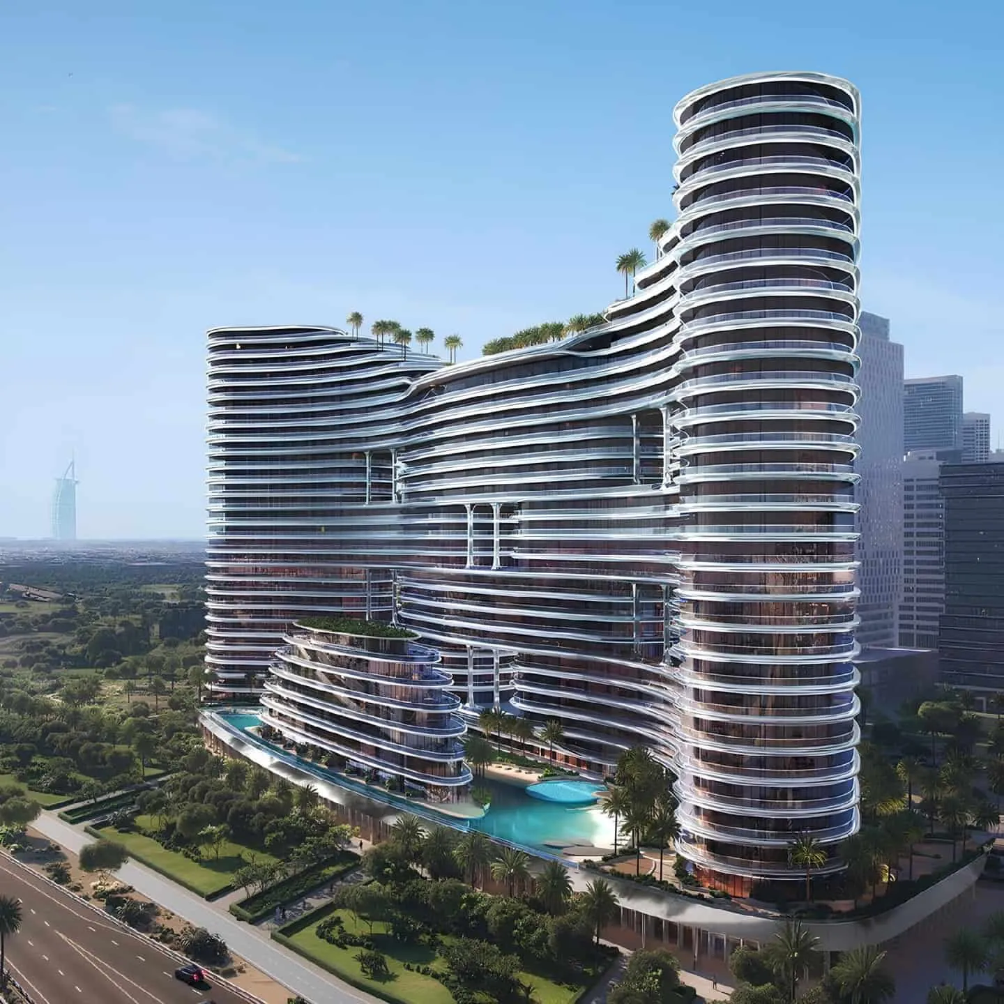 بن غاطي أكوارايز في الخليج التجاري دبي