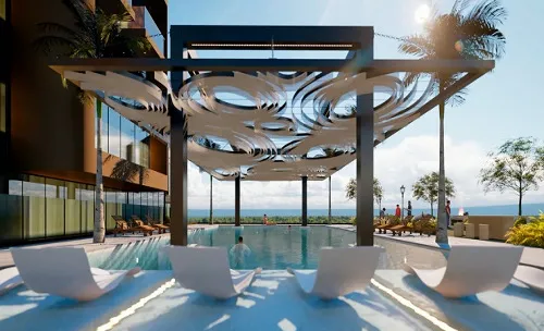 برج الطائي في مثلث قرية الجميرا