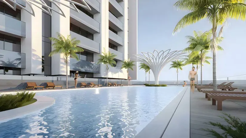 برج ريد سكوير في مثلث قرية الجميرا