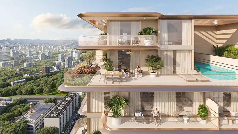 مشروع ون بارك سكوير في قرية جميرا الدائرية (JVC) من تطوير Iman Developers