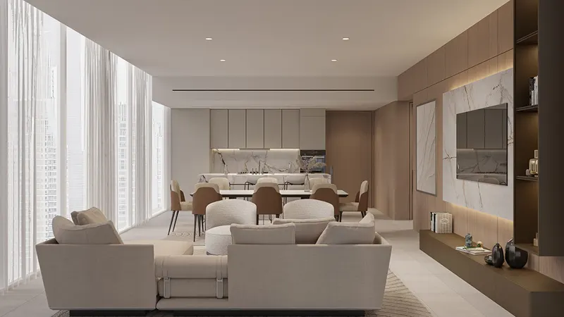 مشروع سيسايد من تطوير بريستيج ون للتطوير العقاري في جزر دبي