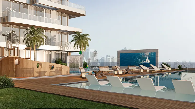 مشروع سيسايد من تطوير بريستيج ون للتطوير العقاري في جزر دبي