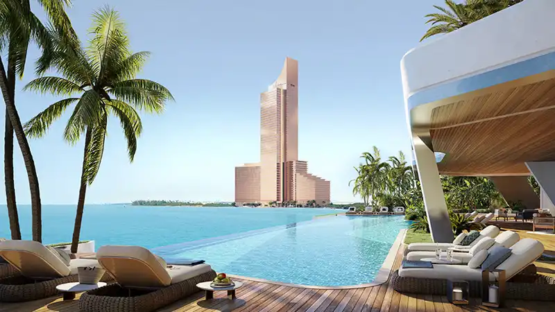 صن شاين باي في جزيرة المرجان