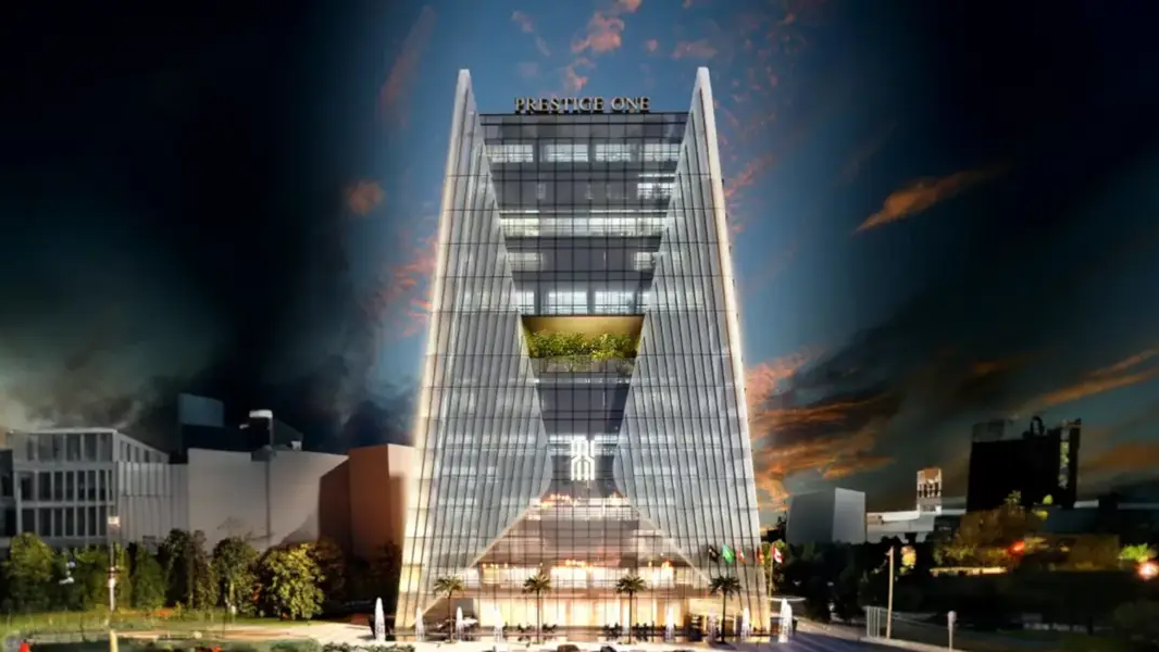 برج ذا ون التجاري من بريستيج ون للتطوير العقاري