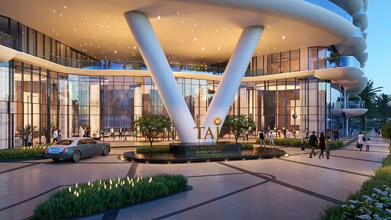 مشروع تاج ولينغتون ميوز في جزيرة المرجان، رأس الخيمة، من تطوير شركة BNW