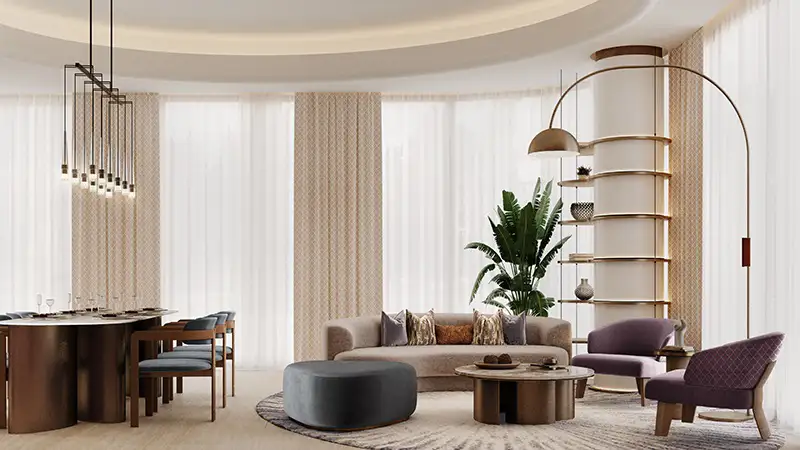 مشروع تاج ولينغتون ميوز في جزيرة المرجان، رأس الخيمة، من تطوير شركة BNW