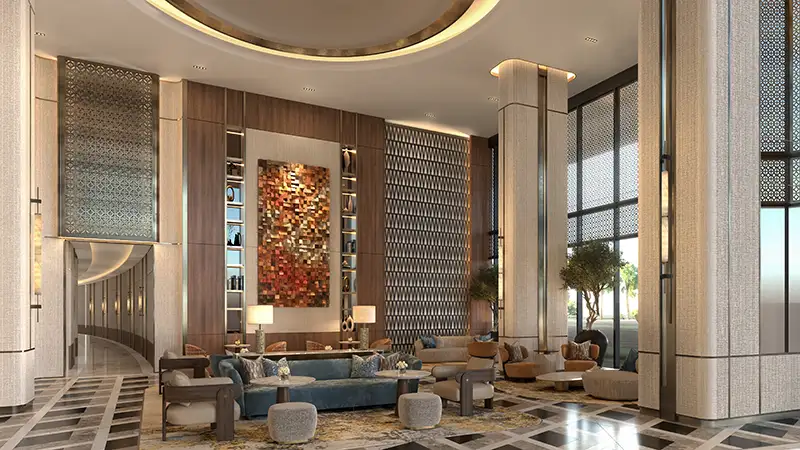 مشروع تاج ولينغتون ميوز في جزيرة المرجان، رأس الخيمة، من تطوير شركة BNW