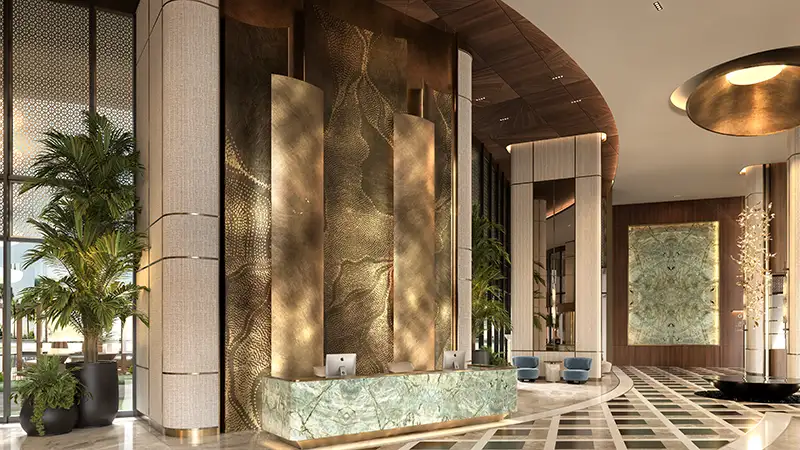 مشروع تاج ولينغتون ميوز في جزيرة المرجان، رأس الخيمة، من تطوير شركة BNW