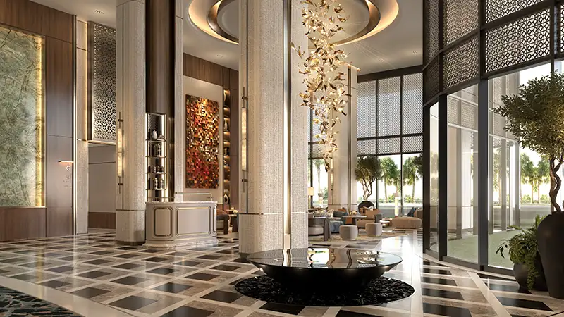 مشروع تاج ولينغتون ميوز في جزيرة المرجان، رأس الخيمة، من تطوير شركة BNW