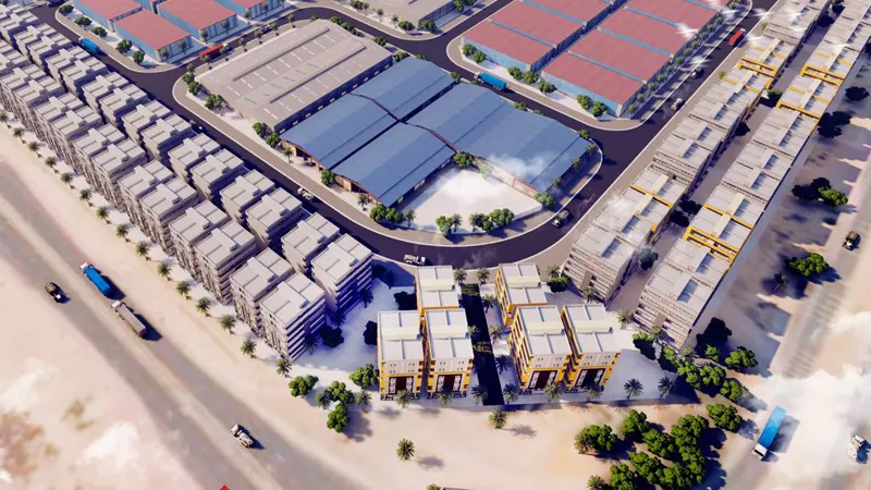 قطعة أرض ورسان الصناعية علي طريق رأس الخور من تطوير مراس