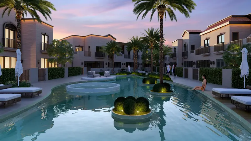 جاسمين لين من شركة دورار العقارية - تاون هاوس فاخر في جميرا جولف إستيتس