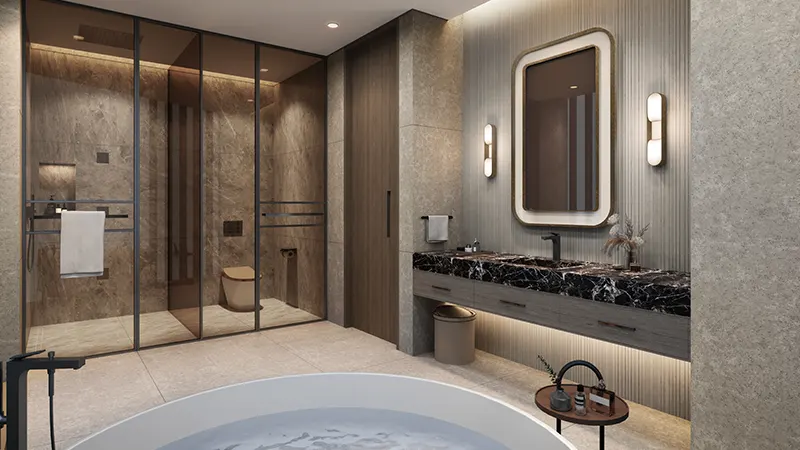 قصور نوايف ويست في قلب جزيرة الحديريات