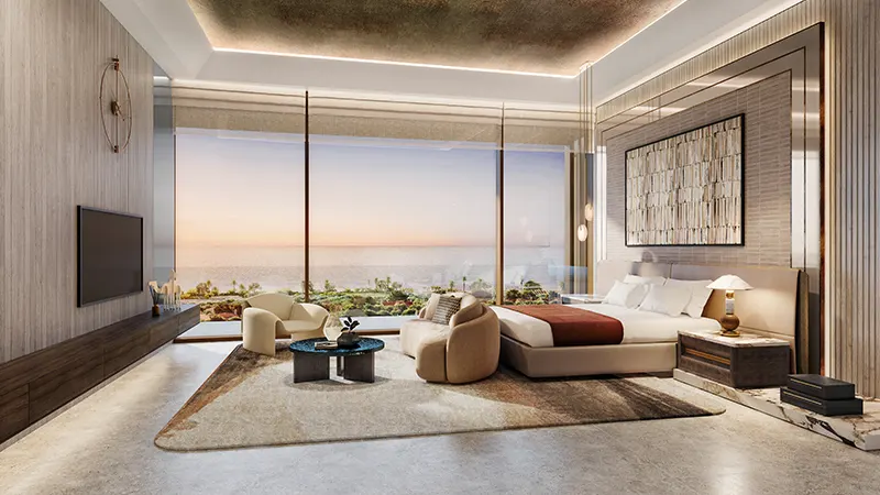 قصور نوايف ويست في قلب جزيرة الحديريات