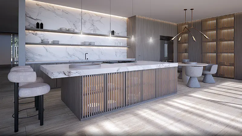 قصور نوايف ويست في قلب جزيرة الحديريات