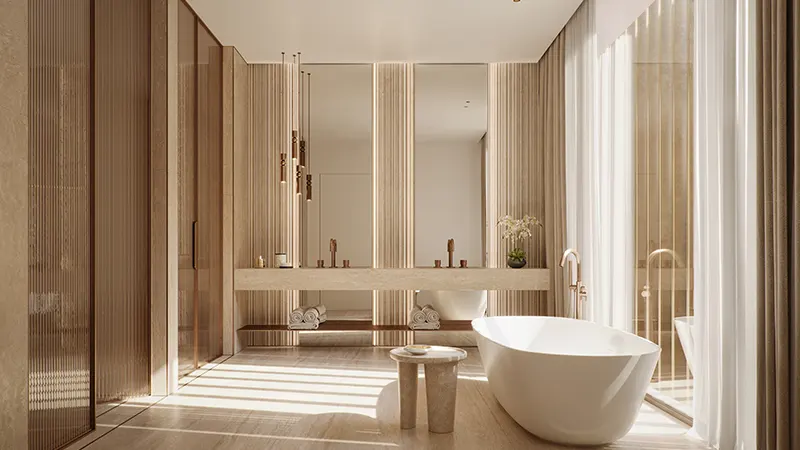 قصور نوايف ويست في قلب جزيرة الحديريات