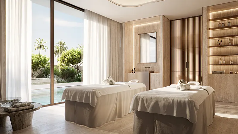 قصور نوايف ويست في قلب جزيرة الحديريات