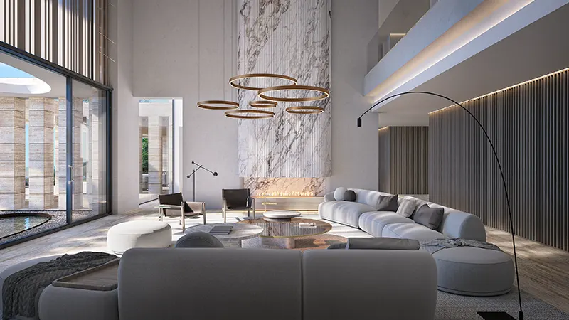 قصور نوايف ويست في قلب جزيرة الحديريات