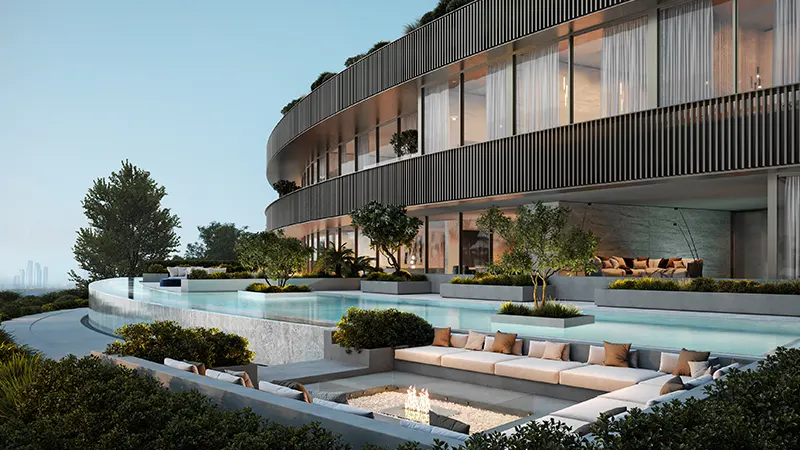 قصور نوايف ويست في قلب جزيرة الحديريات