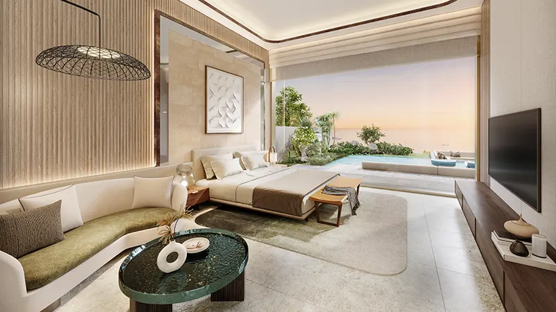 قصور نوايف ويست في قلب جزيرة الحديريات