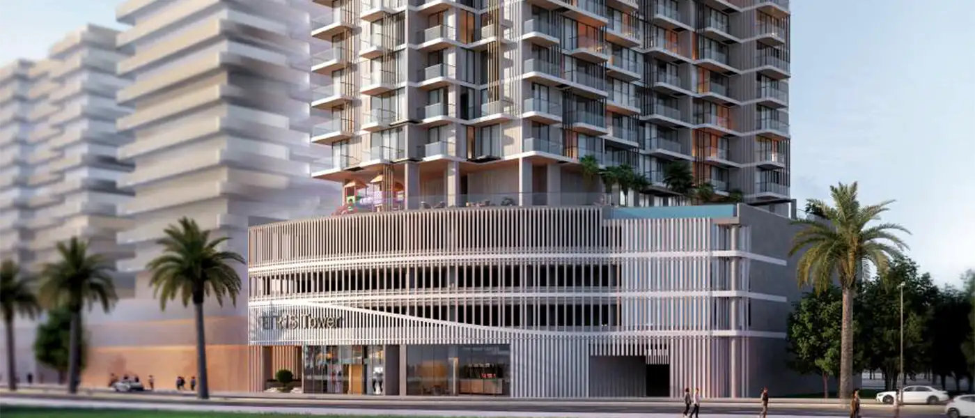 برج تتريس في قرية جميرا الدائرية