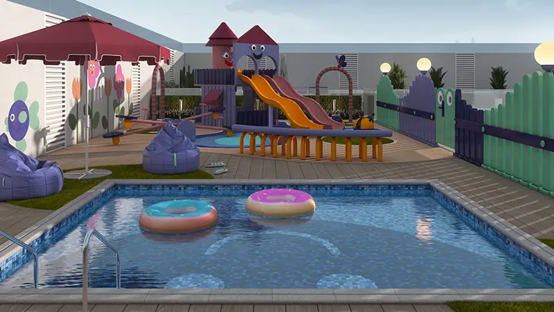 ليفين ريزيدنسز في قلب قرية جميرا تراينجل بدبي