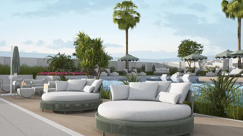 ليفين ريزيدنسز في قلب قرية جميرا تراينجل بدبي