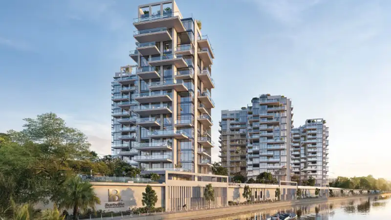 باب القصر إطلالة القناة 22 في شاطئ الراحة، أبوظبي