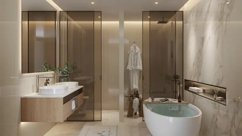 تراسات شاطئ فهد في قلب أبوظبي