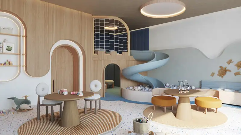 تراسات شاطئ فهد في قلب أبوظبي