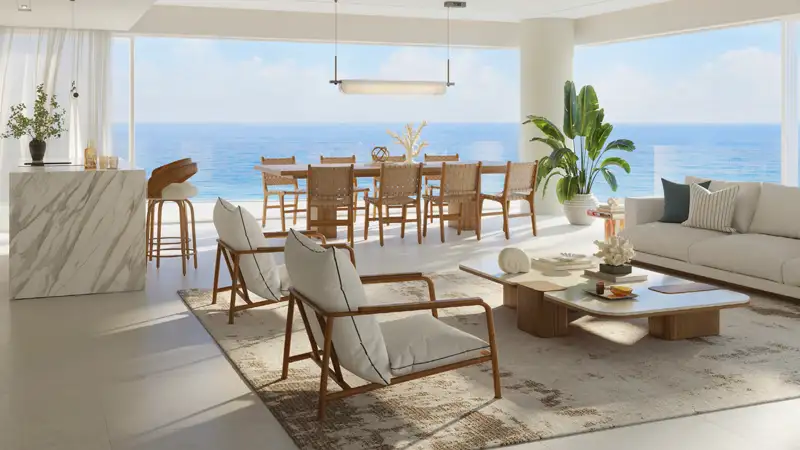 تراسات شاطئ فهد في قلب أبوظبي