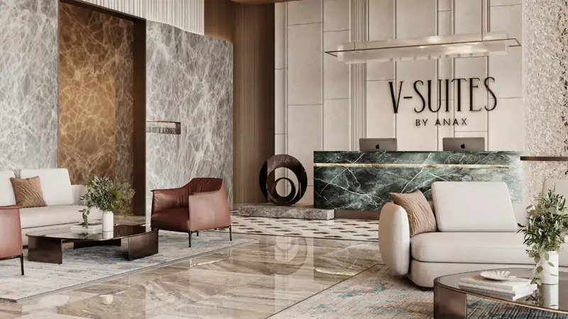 V-Suites من أناكس للتطوير العقاري في الخليج التجاري بدبي