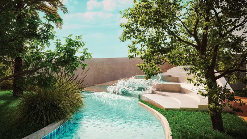 حدائق ميمون من فخر الدين للعقارات في قلب قرية جميرا الدائرية بدبي