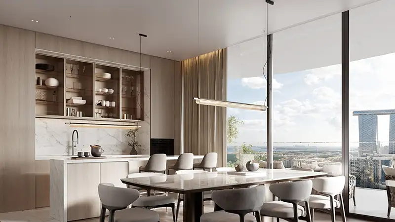 برج ساس هايتس في قلب جزيرة الريم