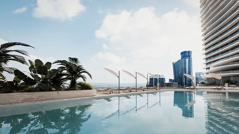 برج ساس هايتس في قلب جزيرة الريم