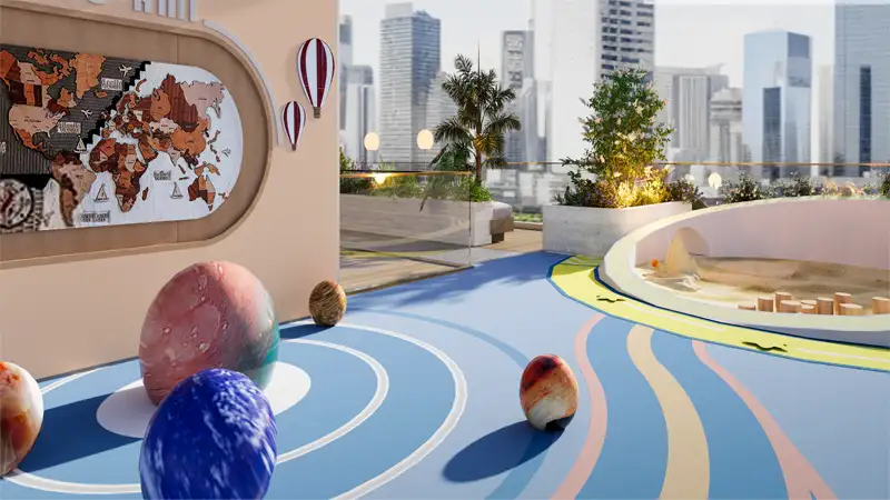 ستامن يوني في مدينة جميرا جاردن