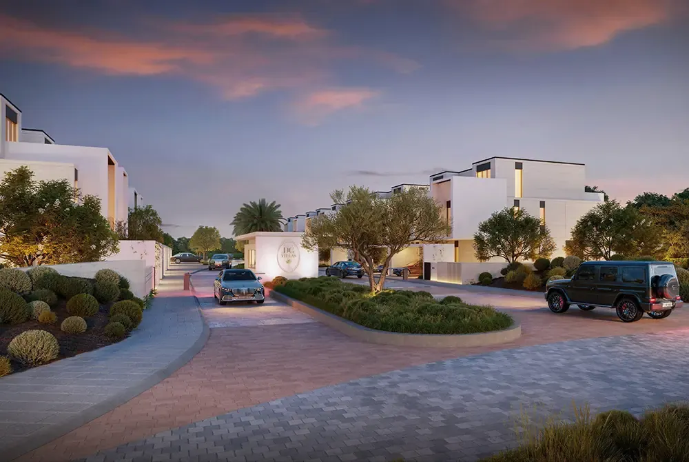 فلل مع مسبح وحديقة خاصة في دبي