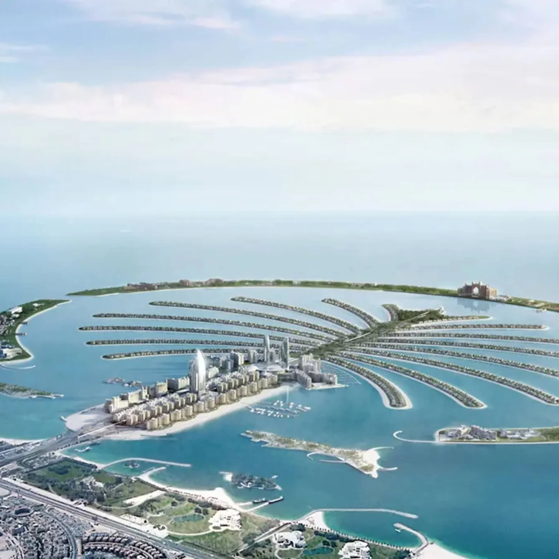 قصور للبيع في نخلة جميرا