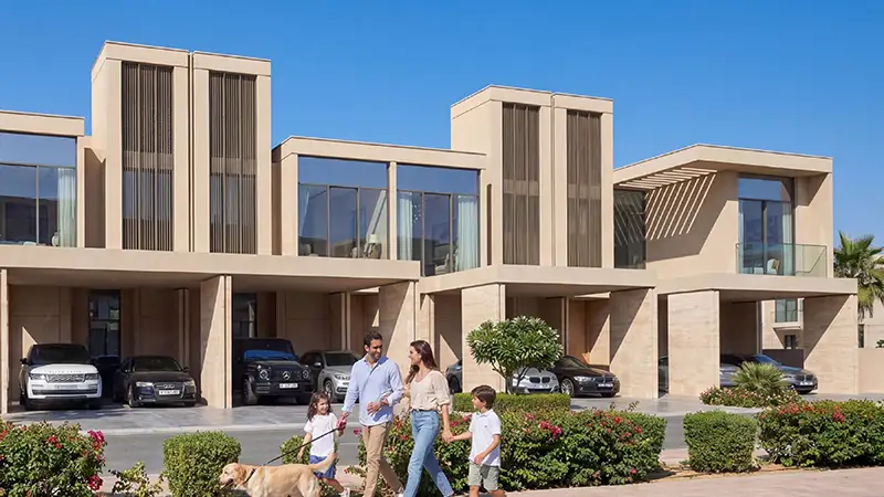 فلل ذا جرينز في محمية شوبا دبي