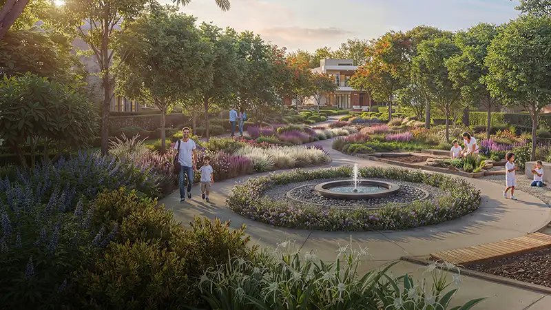 فلل ذا جرينز في محمية شوبا دبي