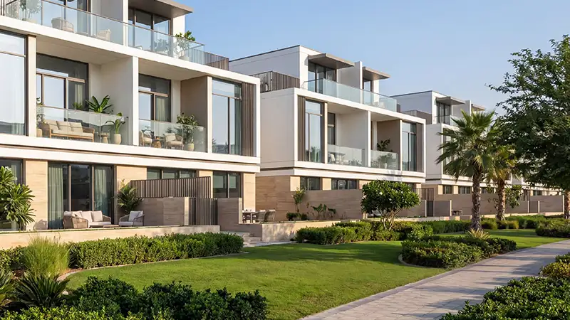 فلل ذا جرينز في محمية شوبا دبي