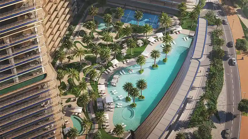 بن غاطي سكاي تيراسز في موتور سيتي دبي