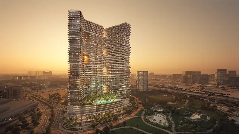 بن غاطي سكاي تيراسز في موتور سيتي دبي