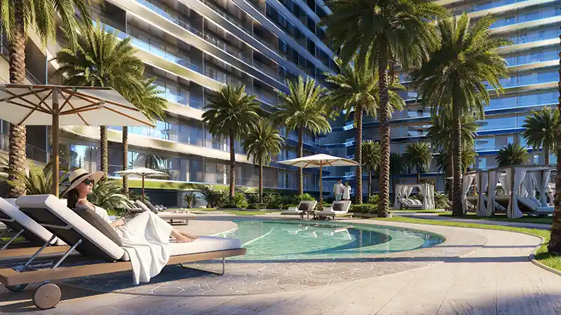 بن غاطي سكاي تيراسز في موتور سيتي دبي