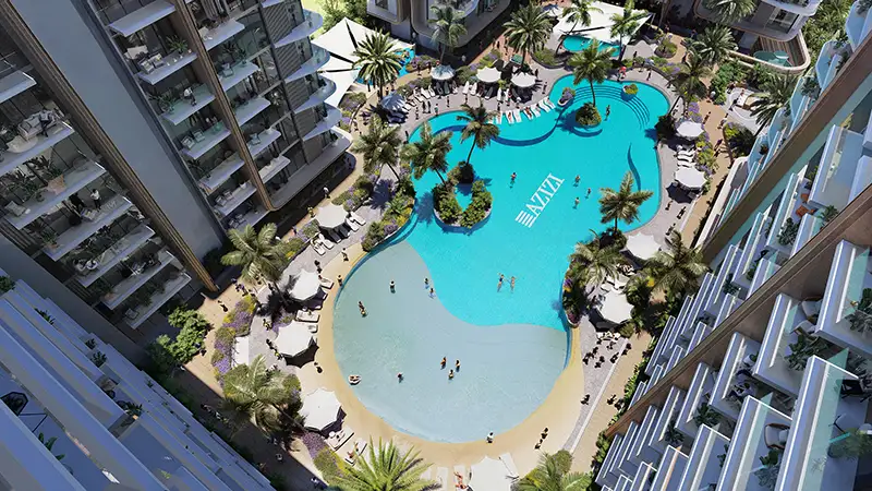 عزيزي جدداف بيتش أويسس في الجداف دبي