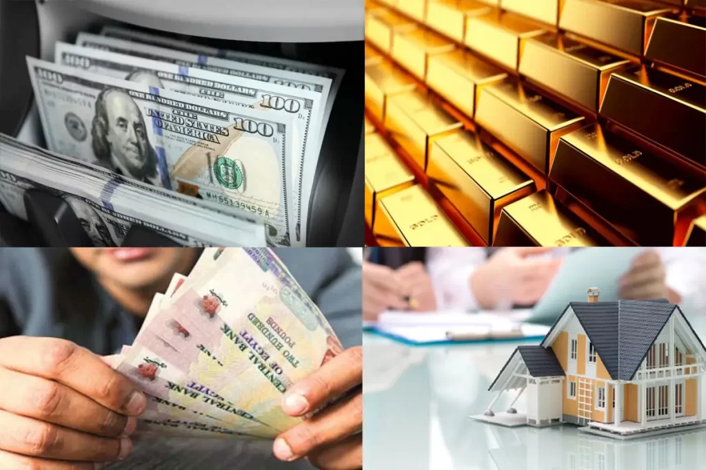 الاستثمار في العقار مقابل الذهب